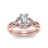 Load image into Gallery viewer, twisted-emerald-cut-womens-diamond-bridal-ring-sets-in-rose-gold-FD8300EMB2-NL-RG