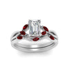 Load image into Gallery viewer, twisted-emerald-cut-womens-ruby-bridal-ring-sets-in-white-gold-FD8300EMB2GRUDR-NL-WG