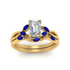 Load image into Gallery viewer, twisted-emerald-cut-womens-sapphire-bridal-ring-sets-in-yellow-gold-FD8300EMB2GSABL-NL-YG