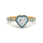 Load image into Gallery viewer, twisted-heart-shaped-blue-topaz-halo-engagement-ring-in-yellow-gold-FD9126HTRGICBLTO-NL-YG_31546498-4665-4706-92bc-493422f6b40b?v=1757924912