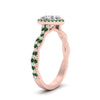 Load image into Gallery viewer, twisted-heart-shaped-emerald-halo-engagement-ring-in-rose-gold-FD9126HTRGEMGRANGLE2-NL-RG_0a388ae3-42a9-444e-95a9-cf29f3725650?v=1757924912