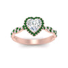 Load image into Gallery viewer, twisted-heart-shaped-emerald-halo-engagement-ring-in-rose-gold-FD9126HTRGEMGRANGLE5-NL-RG_adbea361-1943-4492-8118-da73ba804049?v=1757924912