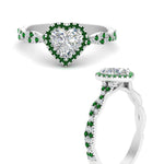 Load image into Gallery viewer, twisted-heart-shaped-emerald-halo-engagement-ring-in-white-gold-FD9126HTRGEMGRANGLE3-NL-WG?v=1757924779