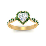 Load image into Gallery viewer, twisted-heart-shaped-emerald-halo-engagement-ring-in-yellow-gold-FD9126HTRGEMGRANGLE5-NL-YG_4d28e428-5b5f-4710-b35a-79369ad3819e?v=1757924912