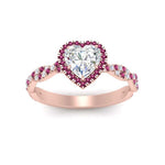 Load image into Gallery viewer, twisted-heart-shaped-pink-sapphire-halo-engagement-ring-in-rose-gold-FD9126HTRGSADRPIANGLE5-NL-RG_c3b4e7f0-8d59-4ed6-bcfc-c973f1e05e0c?v=1757924911