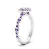 Load image into Gallery viewer, twisted-heart-shaped-purple-topaz-halo-engagement-ring-in-white-gold-FD9126HTRGVITOANGLE2-NL-WG_f04d8287-885a-43dd-adac-952625c88573?v=1757924913