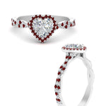 Load image into Gallery viewer, twisted-heart-shaped-ruby-halo-engagement-ring-in-white-gold-FD9126HTRGRUDRANGLE3-NL-WG?v=1757924779