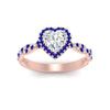 Load image into Gallery viewer, twisted-heart-shaped-sapphire-halo-engagement-ring-in-rose-gold-FD9126HTRGSABLANGLE5-NL-RG_d6625f9b-6a2c-4deb-94c4-5b667e0c1c0f?v=1757924911