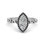 Load image into Gallery viewer, twisted-marquise-black-diamond-halo-engagement-ring-in-white-gold-FD9126MQRGBLACK-NL-WG_beeafefa-1a5c-49f8-a681-9eb5165cc773?v=1757924922