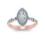 Load image into Gallery viewer, twisted-marquise-blue-topaz-halo-engagement-ring-in-rose-gold-FD9126MQRGICBLTOANGEL5-NL-RG_5a166389-271a-4b4e-8acf-d902fdd6315d?v=1757924922