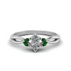 Load image into Gallery viewer, twisted-marquise-cut-diamond-ring-with-emerald-in-14K-white-gold-FD8300MQRGEMGR-NL-WG.jpg