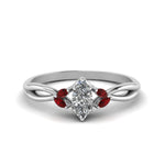Load image into Gallery viewer, twisted-marquise-cut-diamond-ring-with-ruby-in-14K-white-gold-FD8300MQRGRUDR-NL-WG.jpg