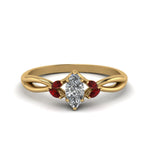 Load image into Gallery viewer, twisted-marquise-cut-diamond-ring-with-ruby-in-14K-yellow-gold-FD8300MQRGRUDR-NL-YG.jpg