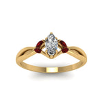 Load image into Gallery viewer, twisted-marquise-cut-diamond-ring-with-ruby-in-14K-yellow-gold-FD8300MQRGRUDR-NL-YG.jpg