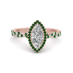 Load image into Gallery viewer, twisted-marquise-emerald-halo-engagement-ring-in-rose-gold-FD9126MQRGEMGR-NL-RG_9ffc1bfb-2506-4b7e-9fb6-a2fbb8ca29a9?v=1757924922