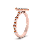 Load image into Gallery viewer, twisted-marquise-orange-sapphire-halo-engagement-ring-in-rose-gold-FD9126MQRGSAORANGEL2-NL-RG_3d420377-3c65-4e55-ba82-107d603db8ea?v=1757924921