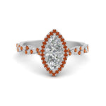 Load image into Gallery viewer, twisted-marquise-orange-sapphire-halo-engagement-ring-in-white-gold-FD9126MQRGSAOR-NL-WG_a40a31fc-2d91-4e4f-8276-60eea2adc9e5?v=1757924922