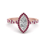 Load image into Gallery viewer, twisted-marquise-pink-sapphire-halo-engagement-ring-in-rose-gold-FD9126MQRGSADRPI-NL-RG_cc5c805d-b616-4b9f-bf59-56a530e800f6?v=1757924921