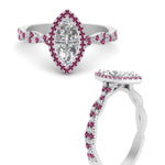 Load image into Gallery viewer, twisted-marquise-pink-sapphire-halo-engagement-ring-in-white-gold-FD9126MQRGSADRPIANGEL3-NL-WG_875fe8e4-0e6e-480a-978c-b7a6ff3b4a4f?v=1757924922