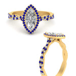 Load image into Gallery viewer, twisted-marquise-sapphire-halo-engagement-ring-in-yellow-gold-FD9126MQRGSABLANGEL3-NL-YG_a2e50db3-1e73-400e-adc8-d6213d3908de?v=1757924921
