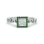 Load image into Gallery viewer, twisted-princess-cut-halo-diamond-engagement-ring-with-emerald-in-white-gold-FD9126PRRGEMGR-NL-WG_360e6047-b013-43c7-9944-62dc0e99bc15?v=1757924953