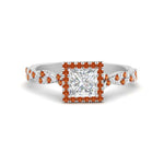 Load image into Gallery viewer, twisted-princess-cut-halo-diamond-engagement-ring-with-orange-sapphire-in-white-gold-FD9126PRRGSAOR-NL-WG_acb2bf5a-0925-48ca-9e8f-141ae27b2891?v=1757924953