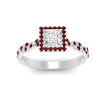 Load image into Gallery viewer, twisted-princess-cut-halo-diamond-engagement-ring-with-ruby-in-white-gold-FD9126PRRGRUDRANGLE5-NL-WG?v=1757924847