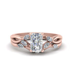 Load image into Gallery viewer, twisted-radiant-cut-womens-diamond-bridal-ring-sets-in-rose-gold-FD8300RAB2-NL-RG