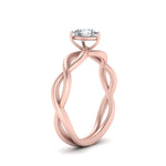 Load image into Gallery viewer, Pear Shaped Infinity Twisted Solitaire Ring