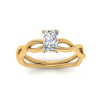 Load image into Gallery viewer, Infinity Twisted Solitaire Ring