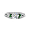 Load image into Gallery viewer, twisted-split-asscher-cut-vine-engagement-ring-with-emerald-in-white-gold-FDENR3211ASRGEMGRANGLE3-NL-WG