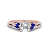 Load image into Gallery viewer, twisted-split-asscher-cut-vine-engagement-ring-with-sapphire-in-rose-gold-FDENR3211ASRGSABLANGLE3-NL-RG