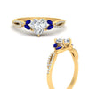 Load image into Gallery viewer, twisted-split-heart-shaped-vine-engagement-ring-with-sapphire-in-yellow-gold-FDENR3211HTRGSABLANGLE3-NL-YG