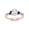 Load image into Gallery viewer, twisted-split-oval-shaped-vine-engagement-ring-with-sapphire-in-rose-gold-FDENR3211OVRGSABLANGLE3-NL-RG
