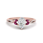 Load image into Gallery viewer, twisted-split-pear-shaped-vine-engagement-ring-with-pink-sapphire-in-rose-gold-FDENR3211PERGSADRPIANGLE3-NL-RG