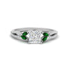 Load image into Gallery viewer, twisted-split-princess-cut-vine-engagement-ring-with-emerald-in-white-gold-FDENR3211PRRGEMGRANGLE3-NL-WG