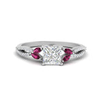 Load image into Gallery viewer, twisted-split-princess-cut-vine-engagement-ring-with-pink-sapphire-in-white-gold-FDENR3211PRRGSADRPIANGLE3-NL-WG