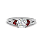 Load image into Gallery viewer, twisted-split-princess-cut-vine-engagement-ring-with-ruby-in-white-gold-FDENR3211PRRGRUDRANGLE3-NL-WG
