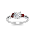 Load image into Gallery viewer, twisted-split-princess-cut-vine-engagement-ring-with-ruby-in-white-gold-FDENR3211PRRGRUDRANGLE3-NL-WG
