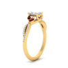 Load image into Gallery viewer, twisted-split-princess-cut-vine-engagement-ring-with-ruby-in-yellow-gold-FDENR3211PRRGRUDRANGLE3-NL-YG