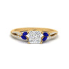 Load image into Gallery viewer, twisted-split-princess-cut-vine-engagement-ring-with-sapphire-in-yellow-gold-FDENR3211PRRGSABLANGLE3-NL-YG
