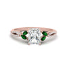Load image into Gallery viewer, twisted-split-radiant-cut-vine-engagement-ring-with-emerald-in-rose-gold-FDENR3211RARGEMGRANGLE3-NL-RG