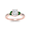 Load image into Gallery viewer, twisted-split-radiant-cut-vine-engagement-ring-with-emerald-in-rose-gold-FDENR3211RARGEMGRANGLE3-NL-RG