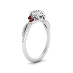 Load image into Gallery viewer, twisted-split-round-cut-vine-engagement-ring-with-ruby-in-white-gold-FDENR3211RORGRUDRANGLE3-NL-WG