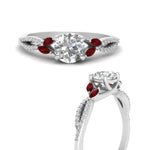Load image into Gallery viewer, twisted-split-round-cut-vine-engagement-ring-with-ruby-in-white-gold-FDENR3211RORGRUDRANGLE3-NL-WG