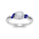Load image into Gallery viewer, twisted-split-round-cut-vine-engagement-ring-with-sapphire-in-white-gold-FDENR3211RORGSABLANGLE3-NL-WG