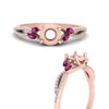 Load image into Gallery viewer, twisted-split-semi-mount-vine-engagement-ring-with-pink-sapphire-in-rose-gold-FDENR3211SMRGSADRPIANGEL3-NL-RG