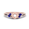 Load image into Gallery viewer, twisted-split-semi-mount-vine-engagement-ring-with-sapphire-in-rose-gold-FDENR3211SMRGSABLANGEL3-NL-RG