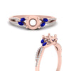 Load image into Gallery viewer, twisted-split-semi-mount-vine-engagement-ring-with-sapphire-in-rose-gold-FDENR3211SMRGSABLANGEL3-NL-RG