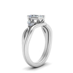 Load image into Gallery viewer, twisted-vine-radiant-cut-bridal-diamond-ring-set-with-plain-shank-in-white-gold-FD8300RAB1-NL-WG.jpg